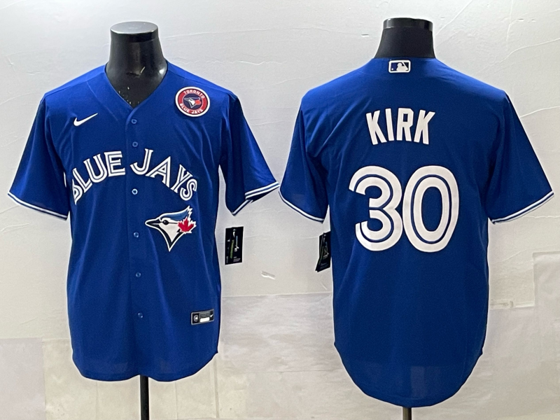 Men Toronto Blue Jays #30 Kirk blue Nike MLB 2025 Jersey 00332->detroit lions->NFL Jersey